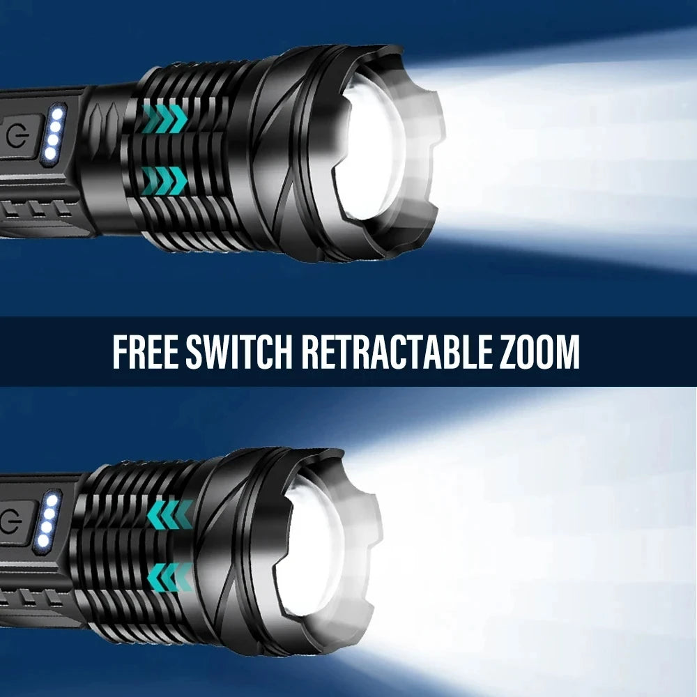 Powerful XHP LED Flashlight